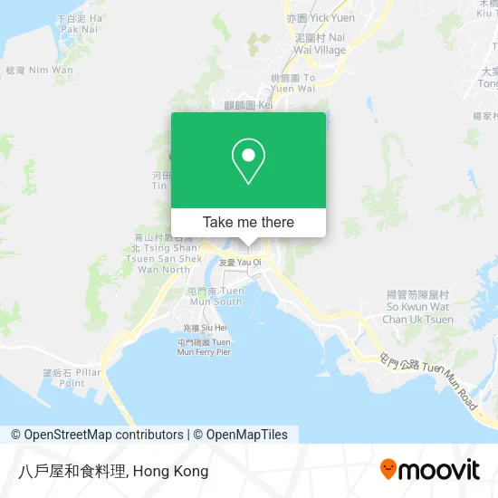 八戶屋和食料理 map