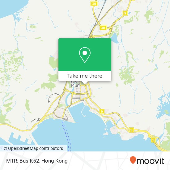 MTR: Bus K52 map