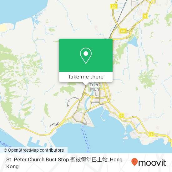 St. Peter Church Bust Stop 聖彼得堂巴士站 map