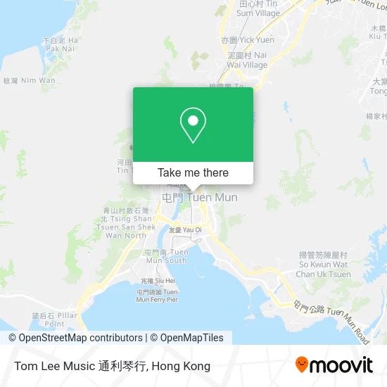 Tom Lee Music 通利琴行 map