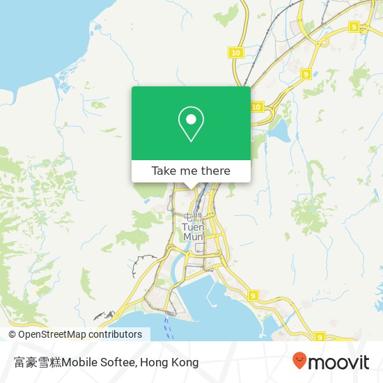 富豪雪糕Mobile Softee map