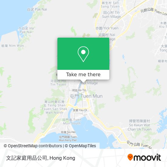 文記家庭用品公司 map