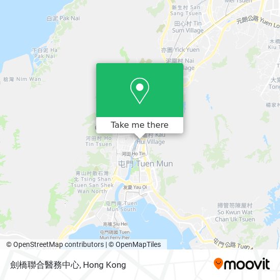 劍橋聯合醫務中心地圖