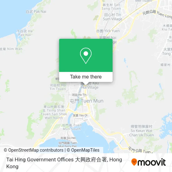 Tai Hing Government Offices 大興政府合署 map
