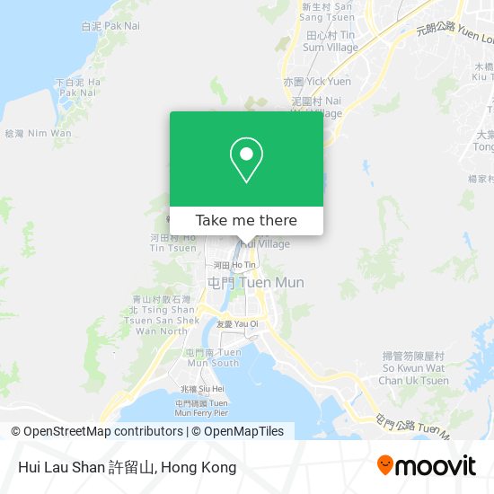 Hui Lau Shan 許留山 map