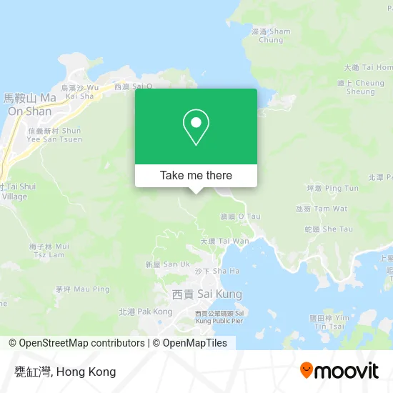 甕缸灣地圖