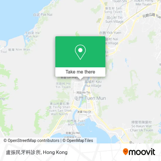 盧振民牙科診所地圖