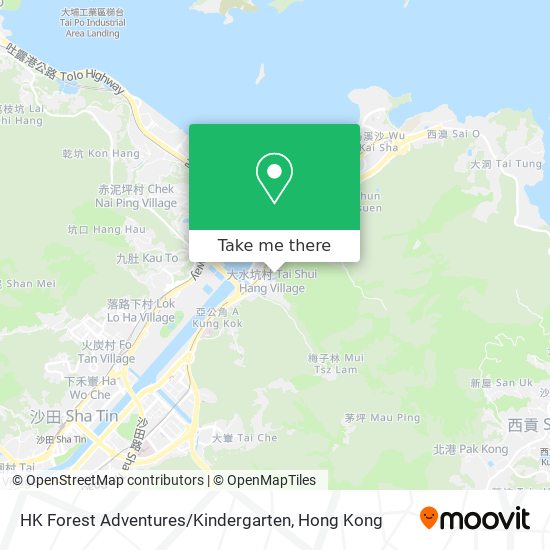 HK Forest Adventures / Kindergarten map