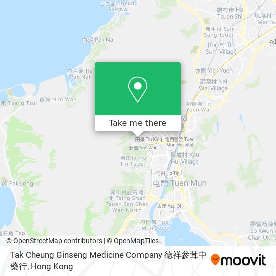 Tak Cheung Ginseng Medicine Company 德祥參茸中藥行 map