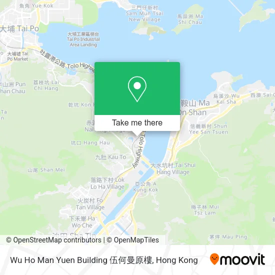 Wu Ho Man Yuen Building 伍何曼原樓地圖