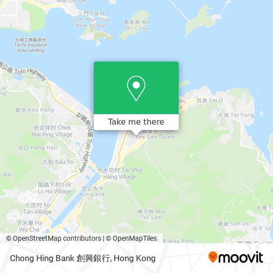 Chong Hing Bank 創興銀行地圖