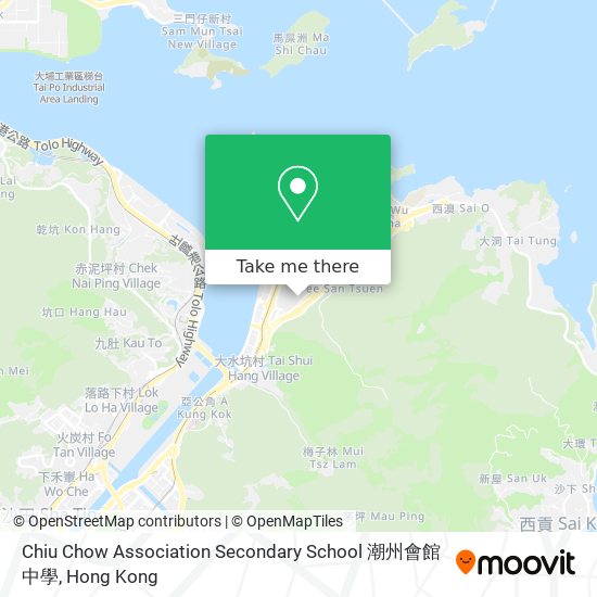 Chiu Chow Association Secondary School 潮州會館中學 map