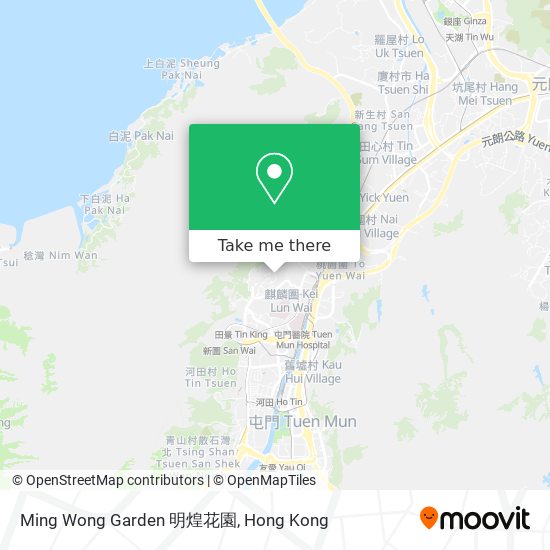 Ming Wong Garden 明煌花園 map
