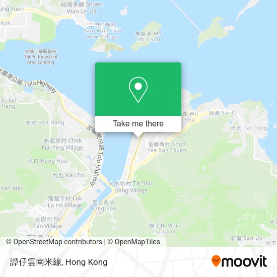 譚仔雲南米線地圖