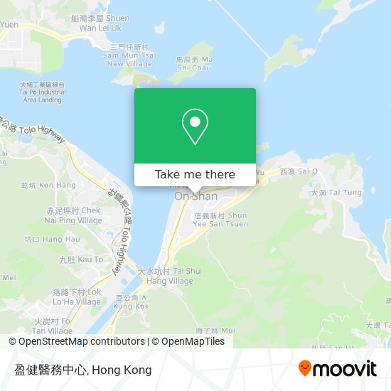 盈健醫務中心 map