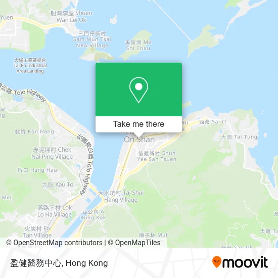 盈健醫務中心 map