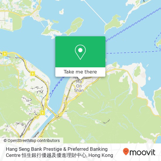 Hang Seng Bank Prestige & Preferred Banking Centre 恒生銀行優越及優進理財中心 map