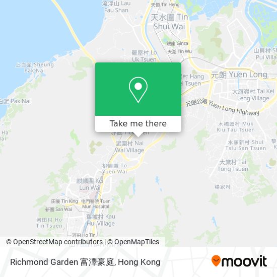 Richmond Garden 富澤豪庭 map