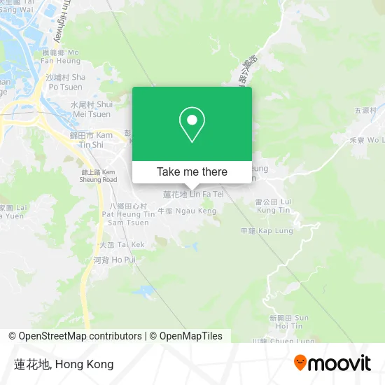 蓮花地 map