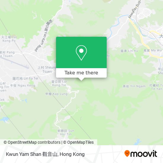 Kwun Yam Shan 觀音山 map