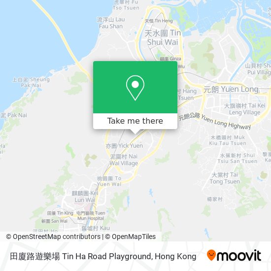 田廈路遊樂場 Tin Ha Road Playground map