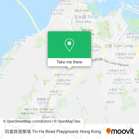 田廈路遊樂場 Tin Ha Road Playground地圖