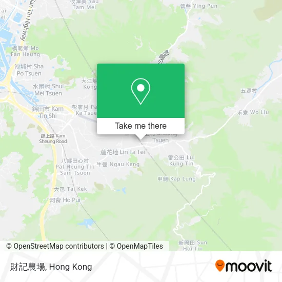 財記農場 map