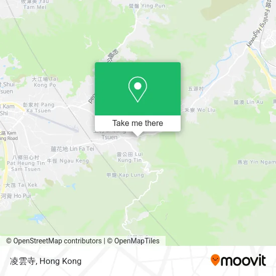 凌雲寺 map