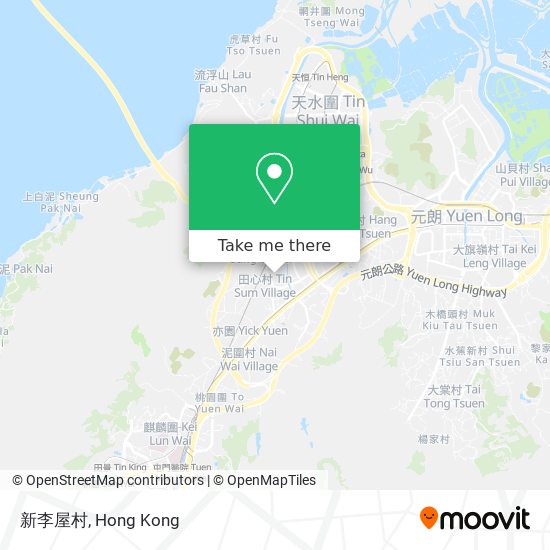 新李屋村 map