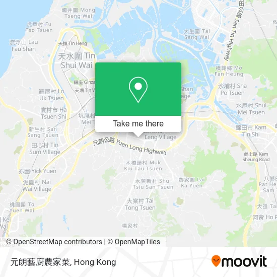 元朗藝廚農家菜地圖