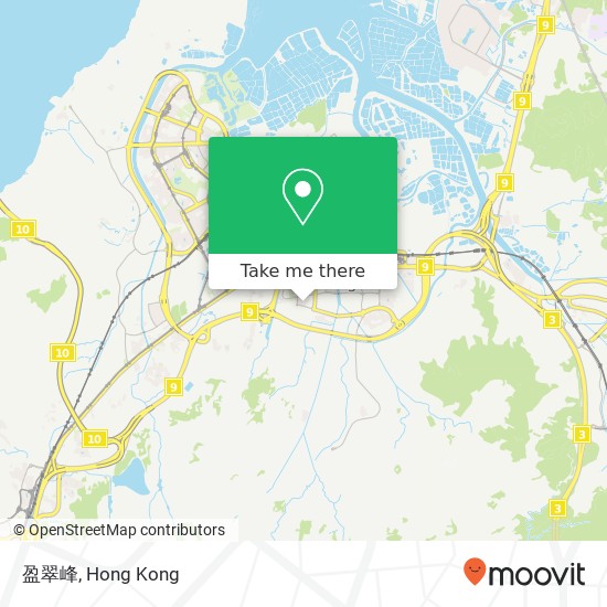 盈翠峰 map