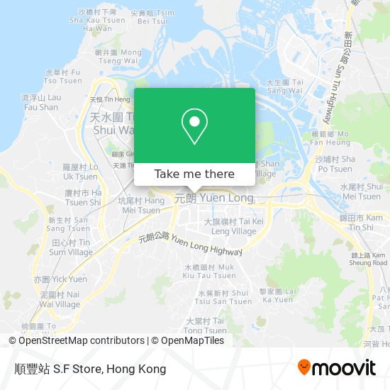 順豐站 S.F Store map