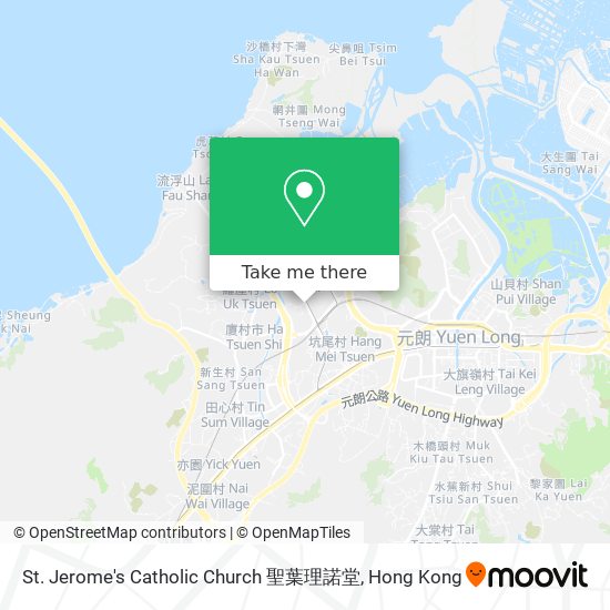 St. Jerome's Catholic Church 聖葉理諾堂 map