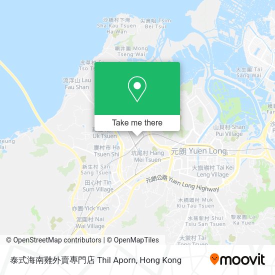 泰式海南雞外賣專門店 Thil Aporn地圖