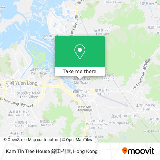 Kam Tin Tree House 錦田樹屋 map
