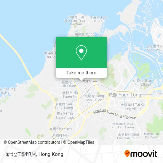 新北江影印店地圖