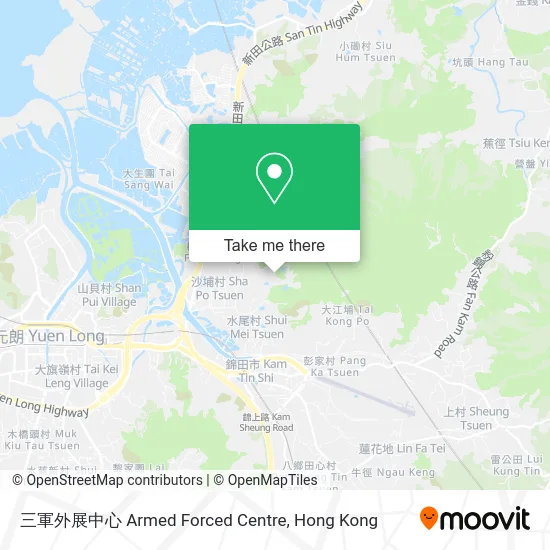 三軍外展中心 Armed Forced Centre map