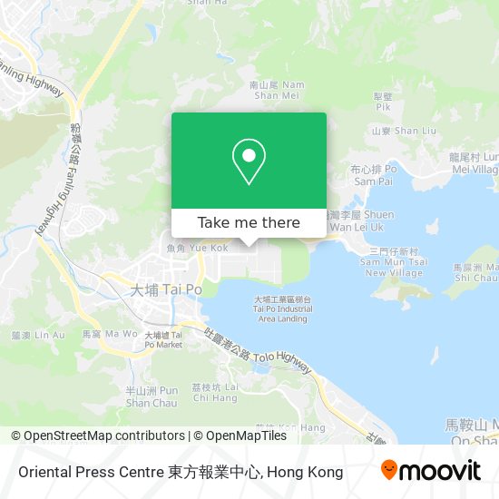Oriental Press Centre 東方報業中心 map