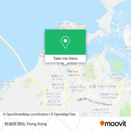 輕鐵翠湖站 map