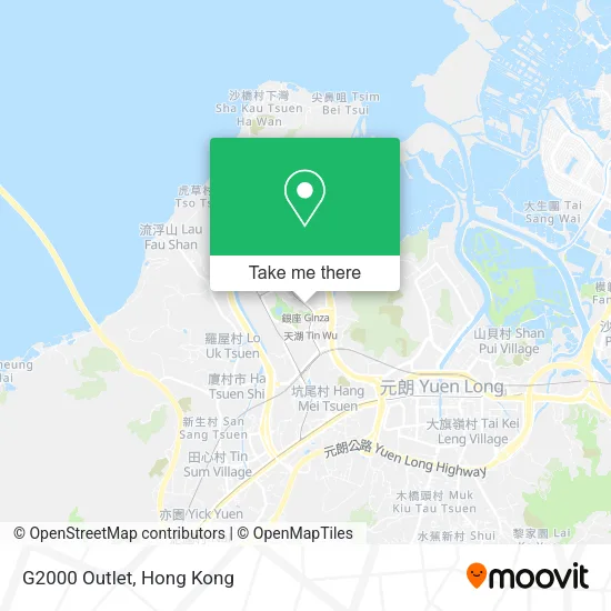 G2000 Outlet地圖