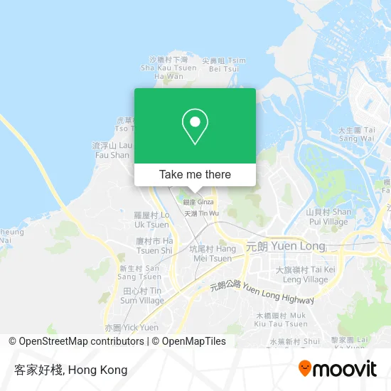 客家好棧地圖