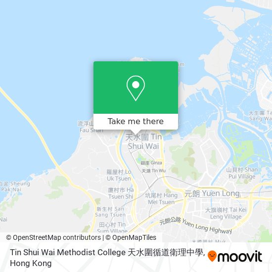 Tin Shui Wai Methodist College 天水圍循道衛理中學 map