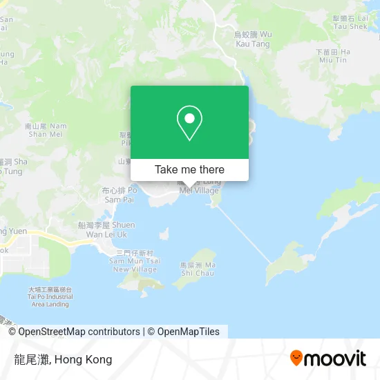 龍尾灘地圖