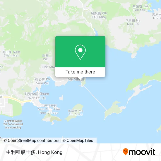 生利租艇士多地圖