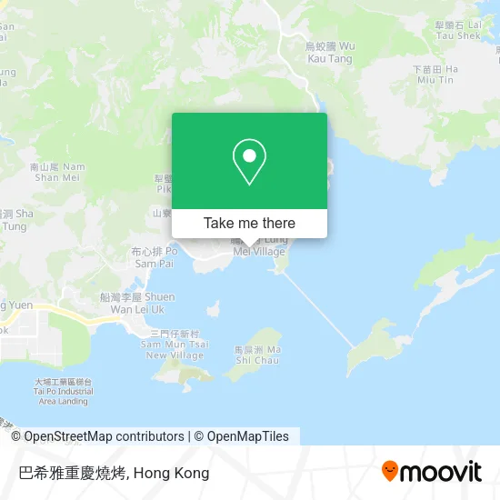 巴希雅重慶燒烤地圖