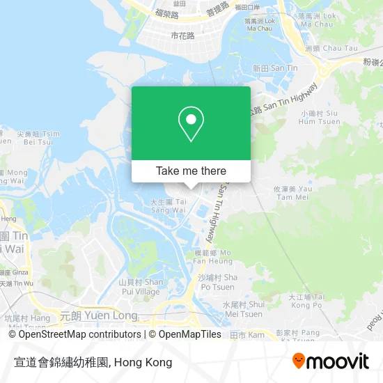 宣道會錦繡幼稚園地圖