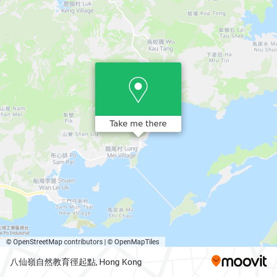 八仙嶺自然教育徑起點 map