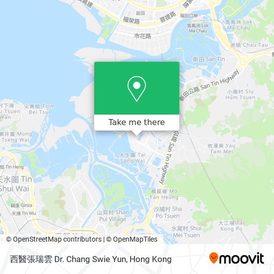西醫張瑞雲 Dr. Chang Swie Yun map