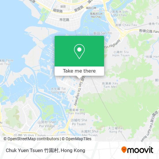 Chuk Yuen Tsuen 竹園村 map