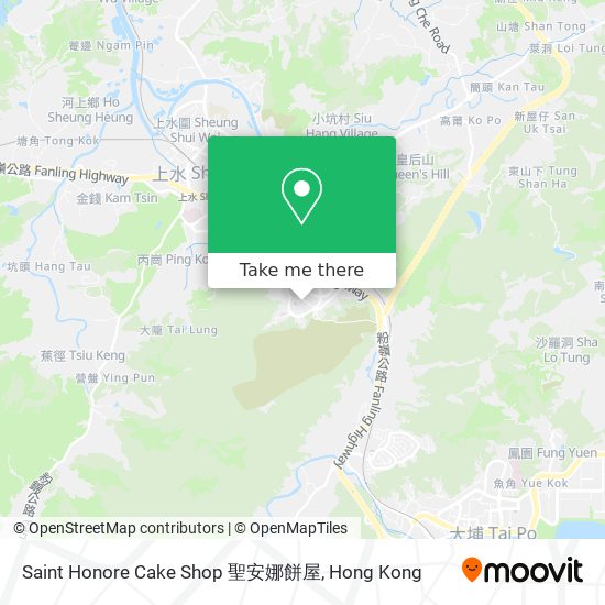 Saint Honore Cake Shop 聖安娜餅屋 map